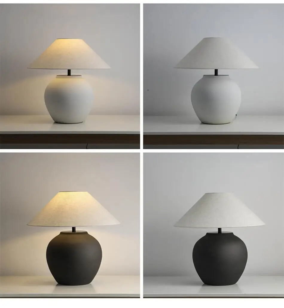 Soléa Lamp | Chrome & Clay Statement Piece